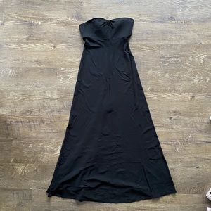 MaxMara Strapless Black Dress
